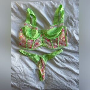 For Love & Lemons Corset and Thong set